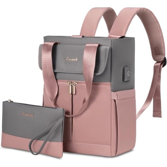 Handbags - Convertible Women’s Backpack Purse Mini Daypack Travel Work Tote Set